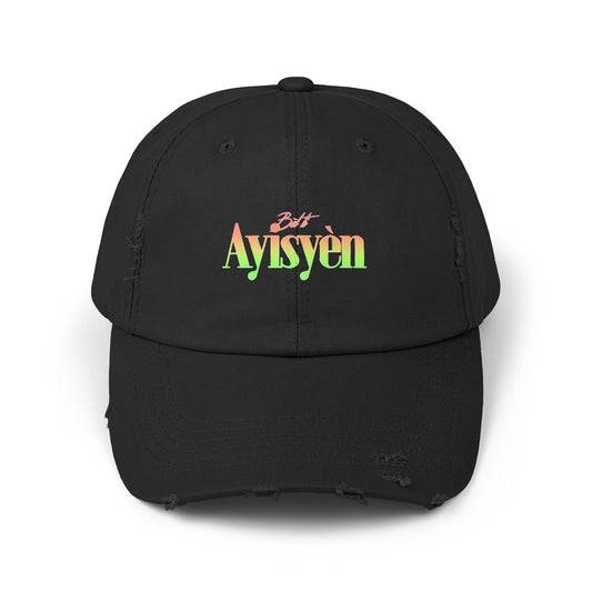 Bel Ti Ayisyen Distressed Cap