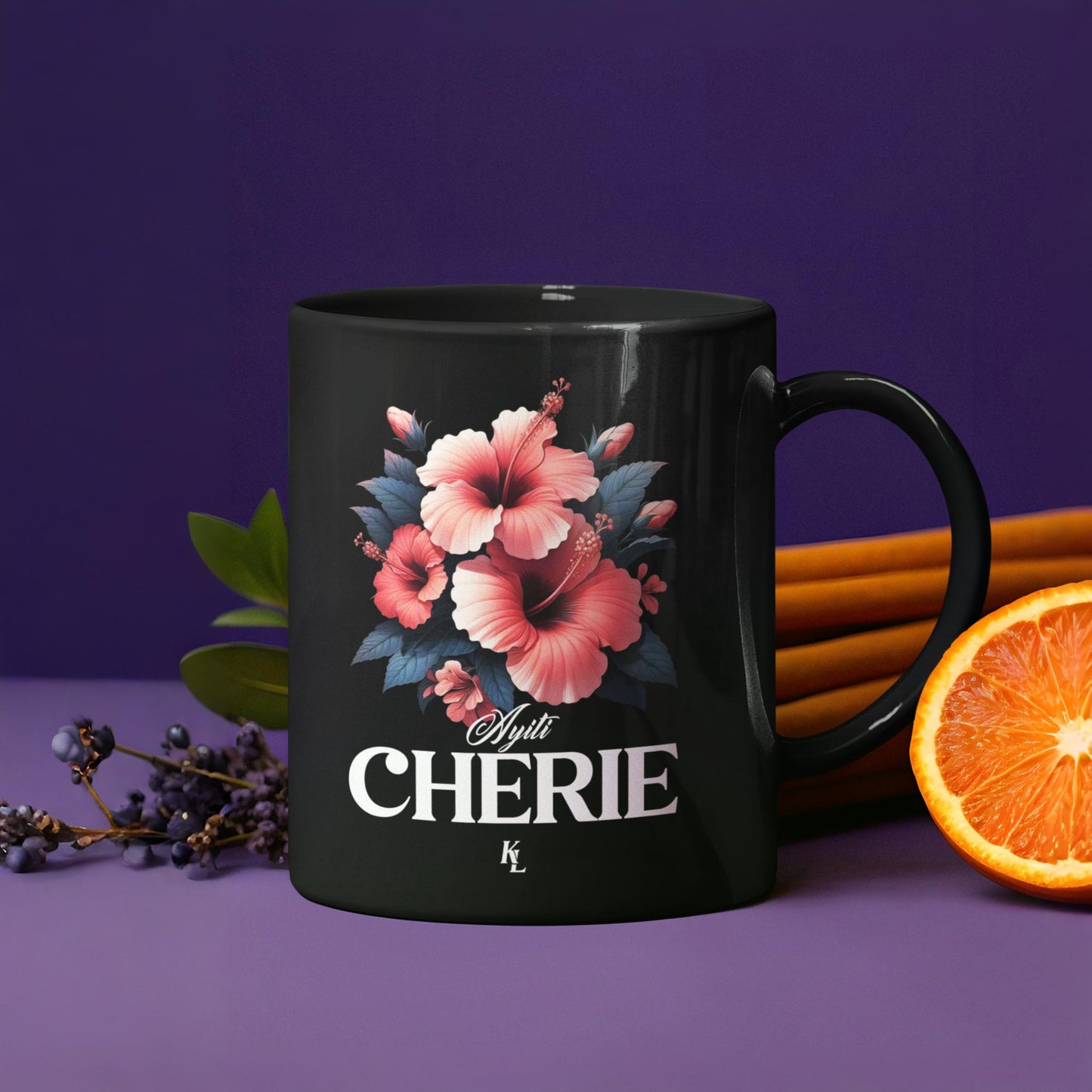Ayiti Cherie 11oz Black Mug